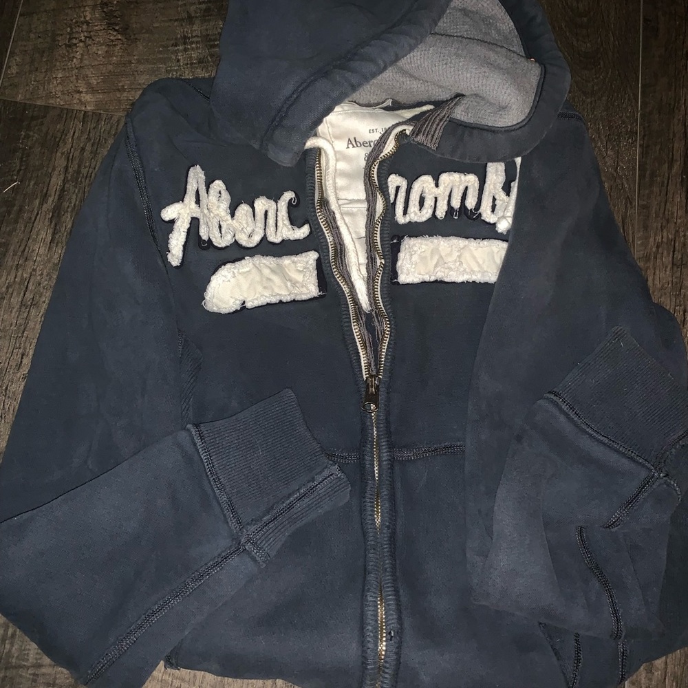 Abercrombie men’s zip hooded jacket